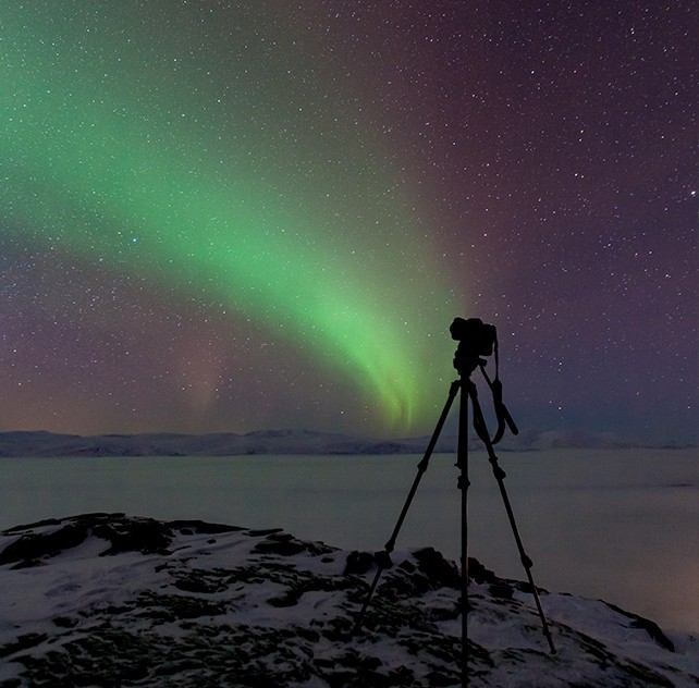 trepied photo aurores boreales